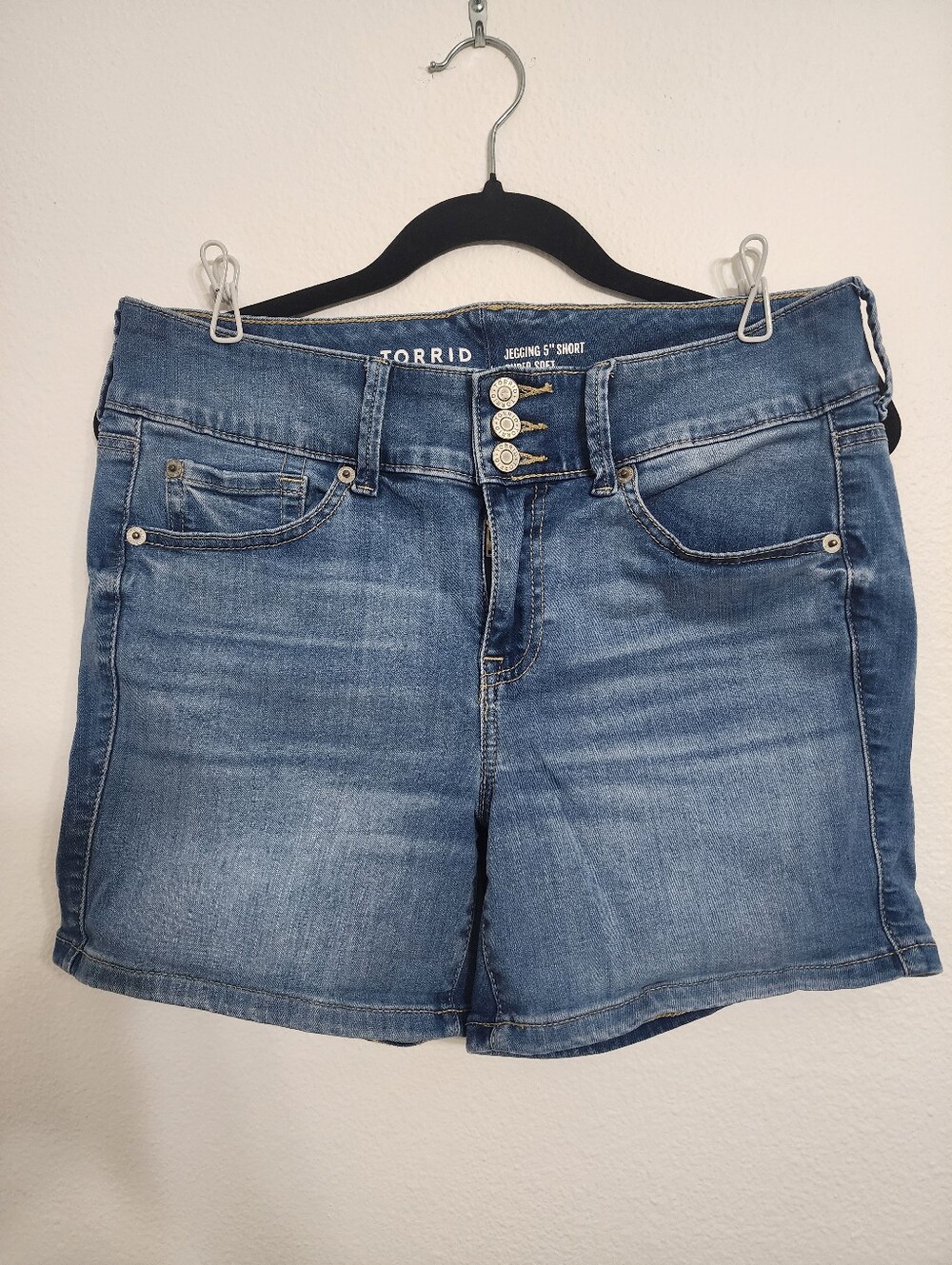 Torrid Blue Denim Jean Shorts